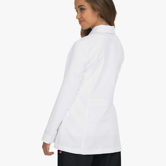 BETSEY JOHNSON White Laboratory Coat Women’s Size Medium EUC - Picture 2 of 3